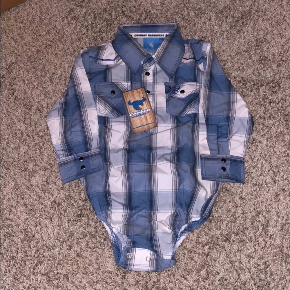 Baby Boy Long sleeve Cowboy Hardware Shirt